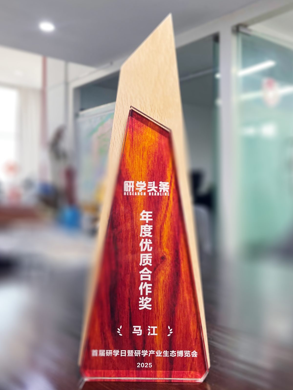 研学头条 年度优质合作奖 — 马江
